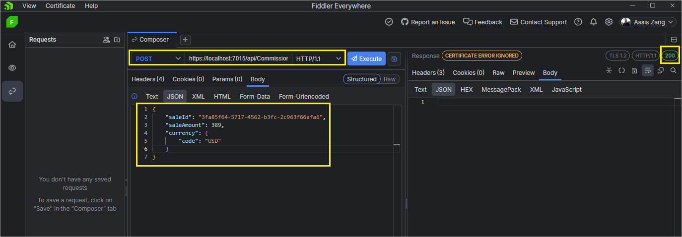 request by fiddler Request by Fiddler