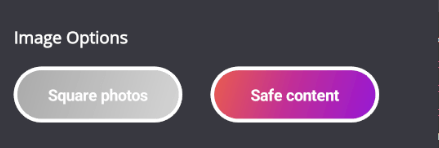 ToggleButtons with Visual States applied, to show if they are toggled or not ToggleButtons with Visual States applied, to show if they are toggled or not