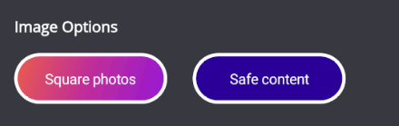 Two ToggleButtons by applying some properties to improve their visual appearance Two ToggleButtons by applying some properties to improve their visual appearance