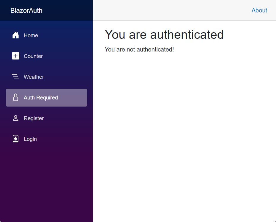 Content being rendered for unauthenticated users Content being rendered for unauthenticated users