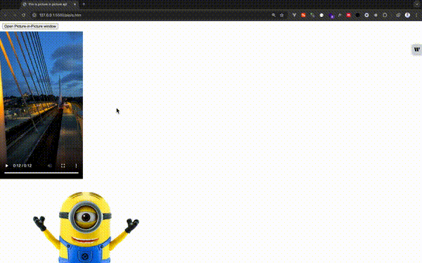 The finished app