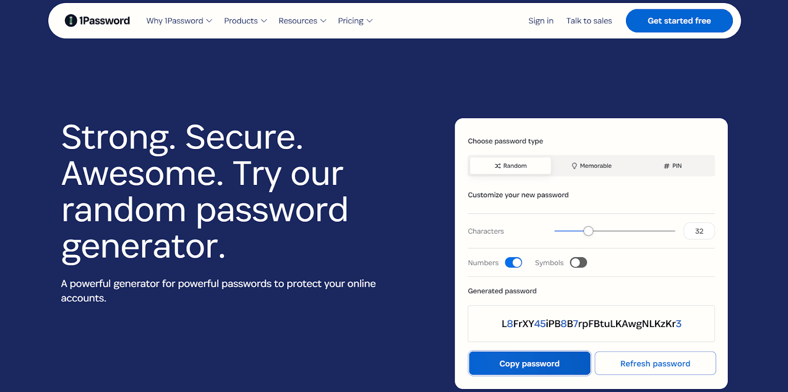 1Password generator 1Password generator