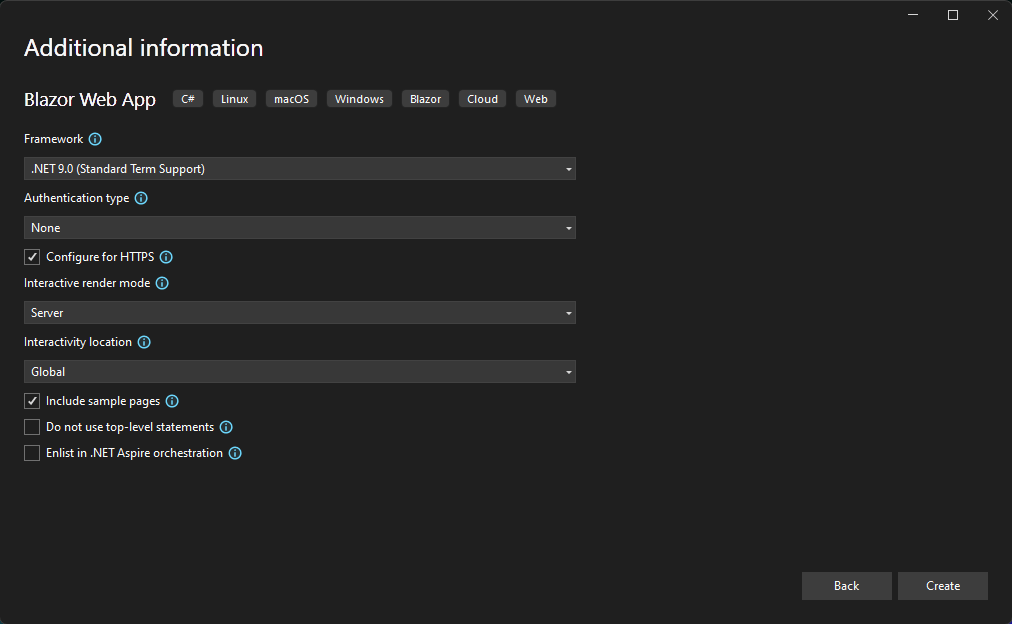 Setting Up a Blazor Project in Visual Studio 2022 Setting Up a Blazor Project in Visual Studio 2022
