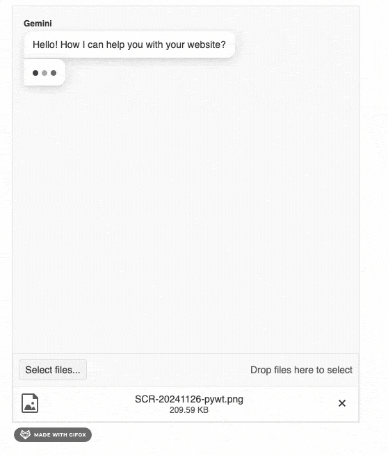 user interacts with chatbot