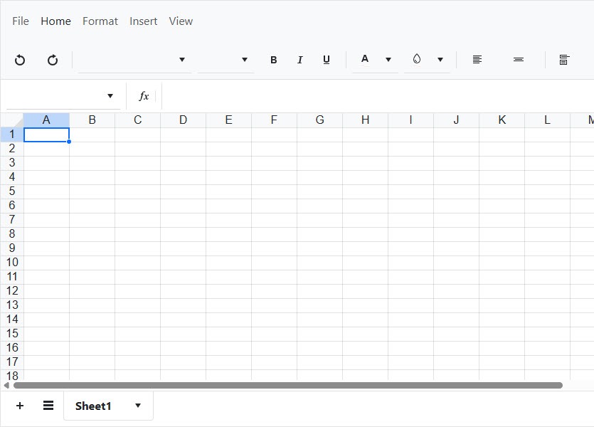 Basic Spreadsheet