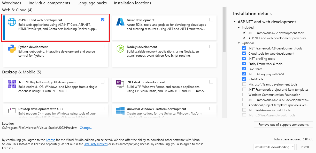 Visual Studio - ASP.NET and web development