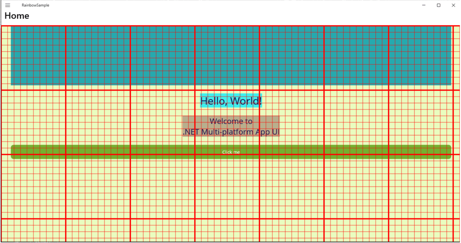 DebugRainbow Grid Demo DebugRainbow Grid Demo