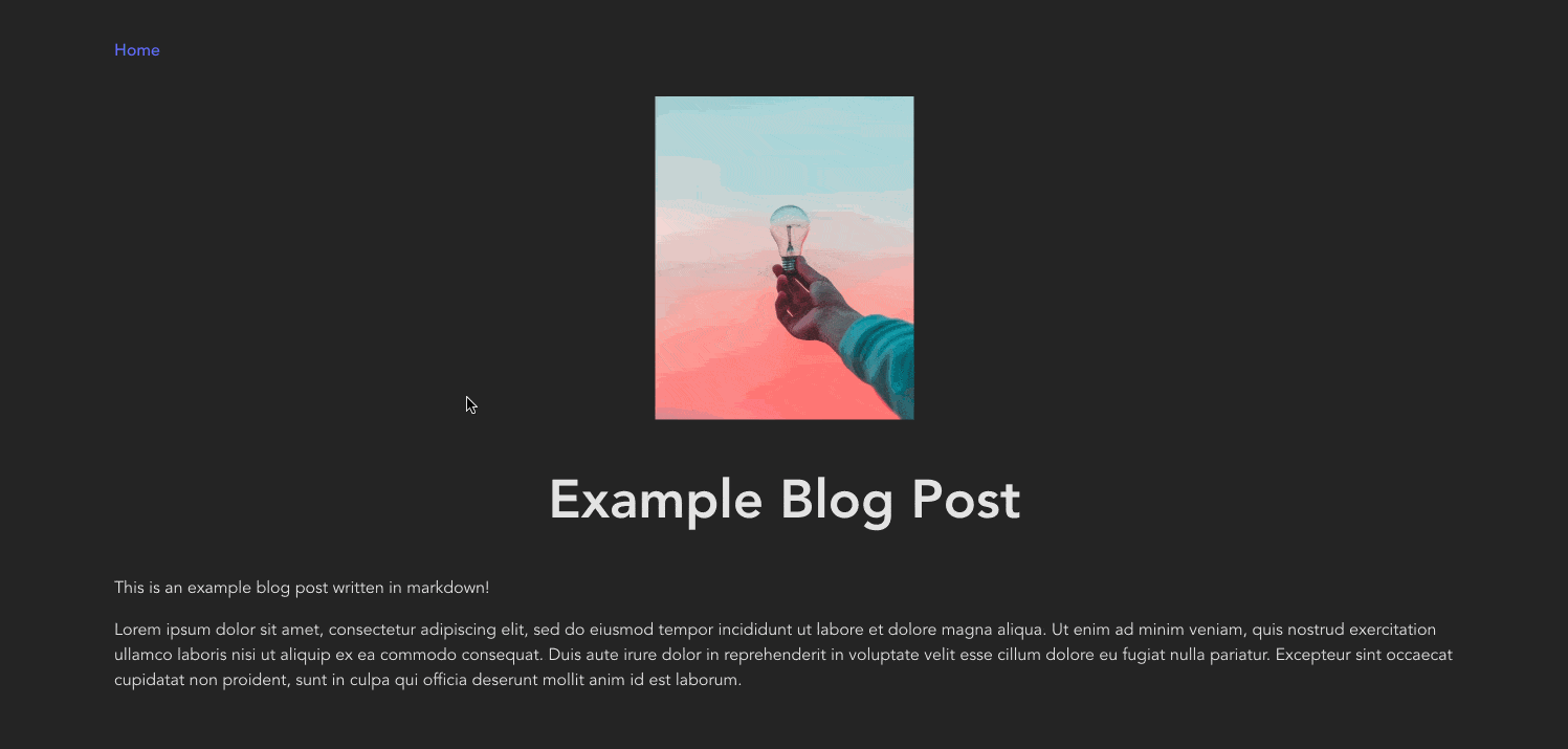 Blog Demo