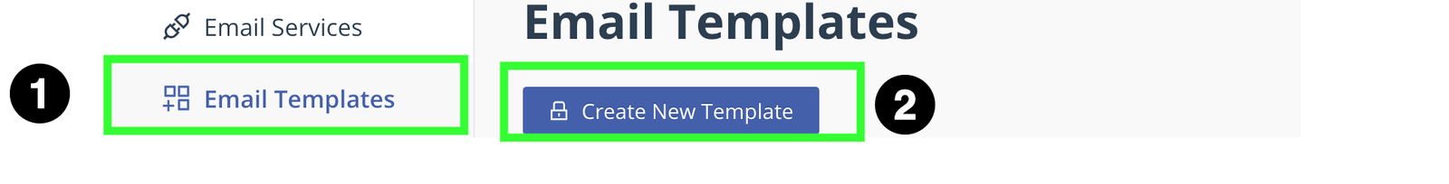 Create email template Create email template