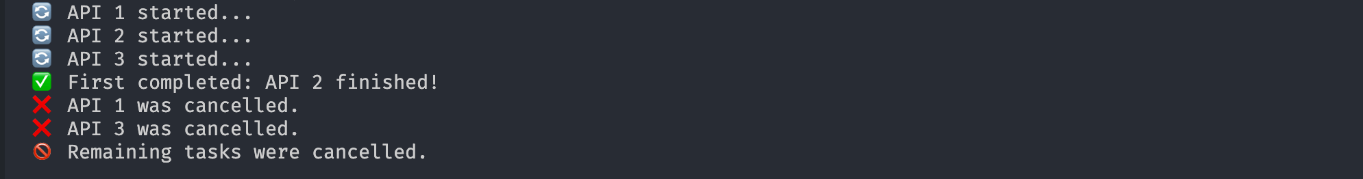 whenany cancel result WhenAny cancel result