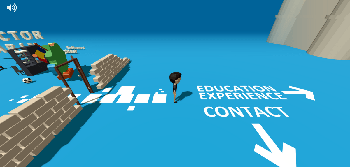 Victor Marin resume Victor Marin’s online resume is an interactive world. Your mouse or cursor controls the Victor Marin avatar as he walks or scoots you past different buildings that display details about his education and experience.
