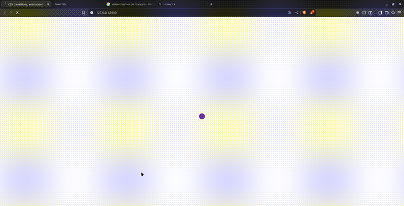 Bouncing loader animation using the Web Animation API Bouncing loader animation using the Web Animation API