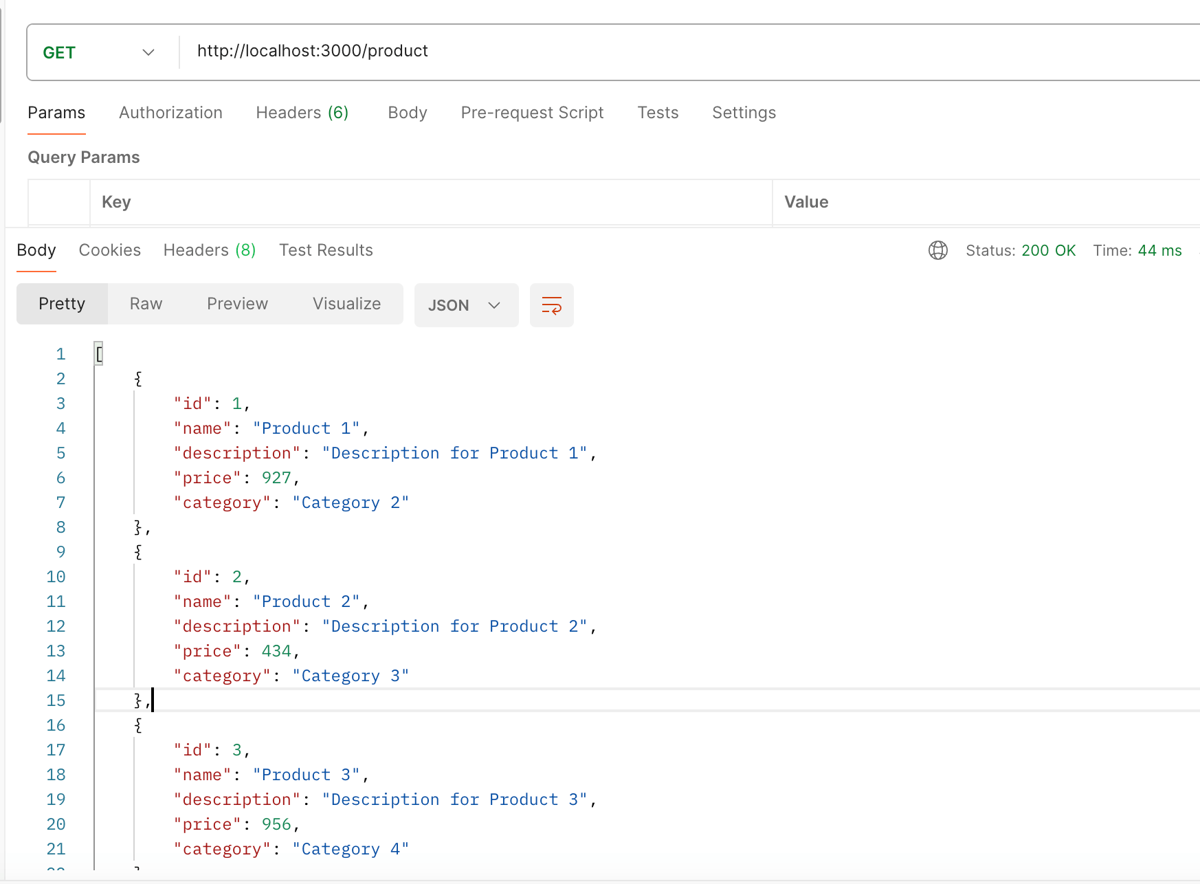 API endpoint