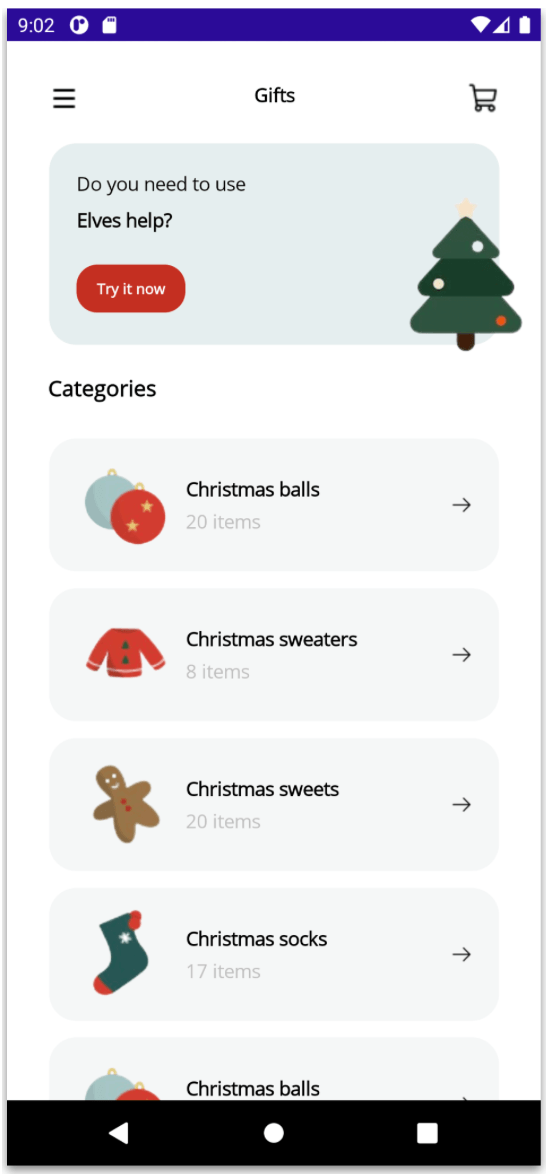 Christmas UI - Step Three