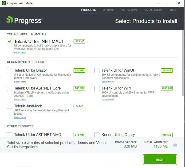 Telerik Installer