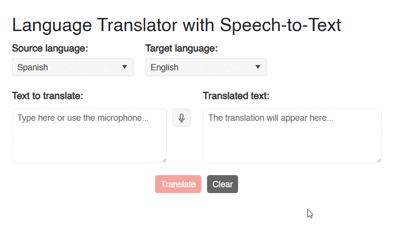 Demonstration of the SpeechToText component, showcasing how spoken input is recognized and transcribed into text
