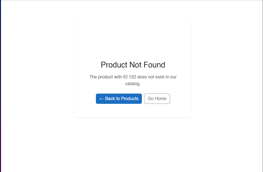 Custom message rendered through a personalized component