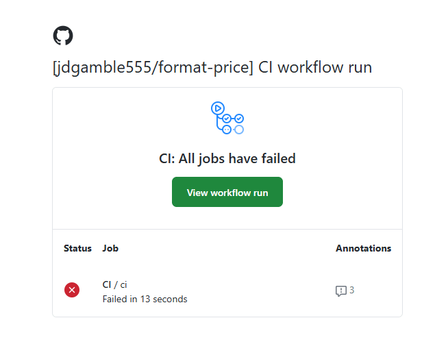 commit fail email