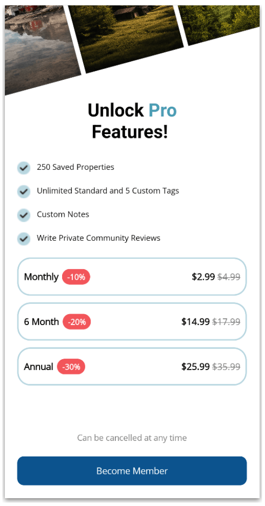 Footer block .NET MAUI travel app footer
