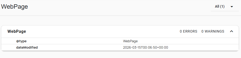 webpage 0 errors