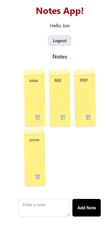 four notes