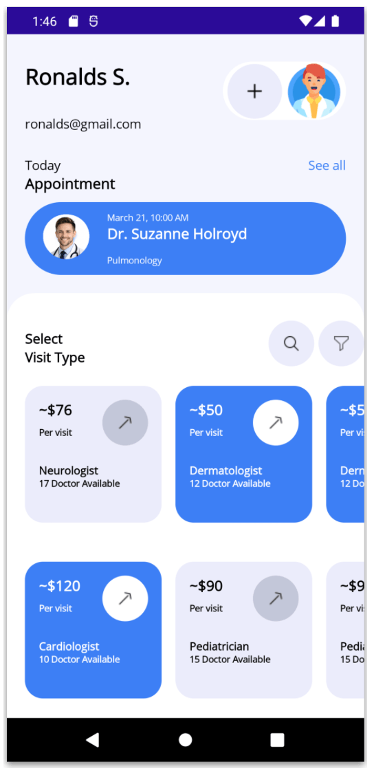 4. Available Doctors Block