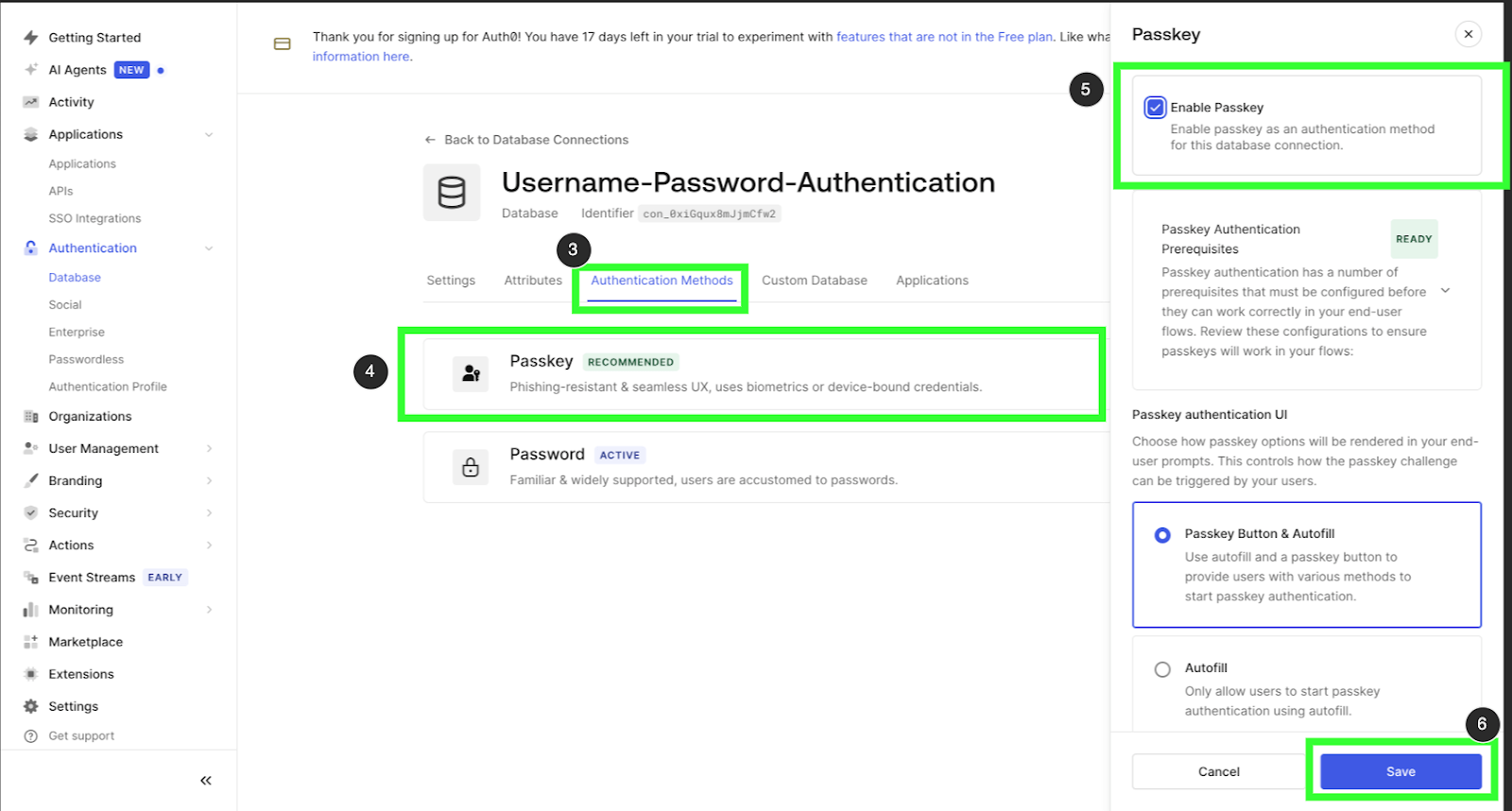 Enabling passkeys Enabling passkeys