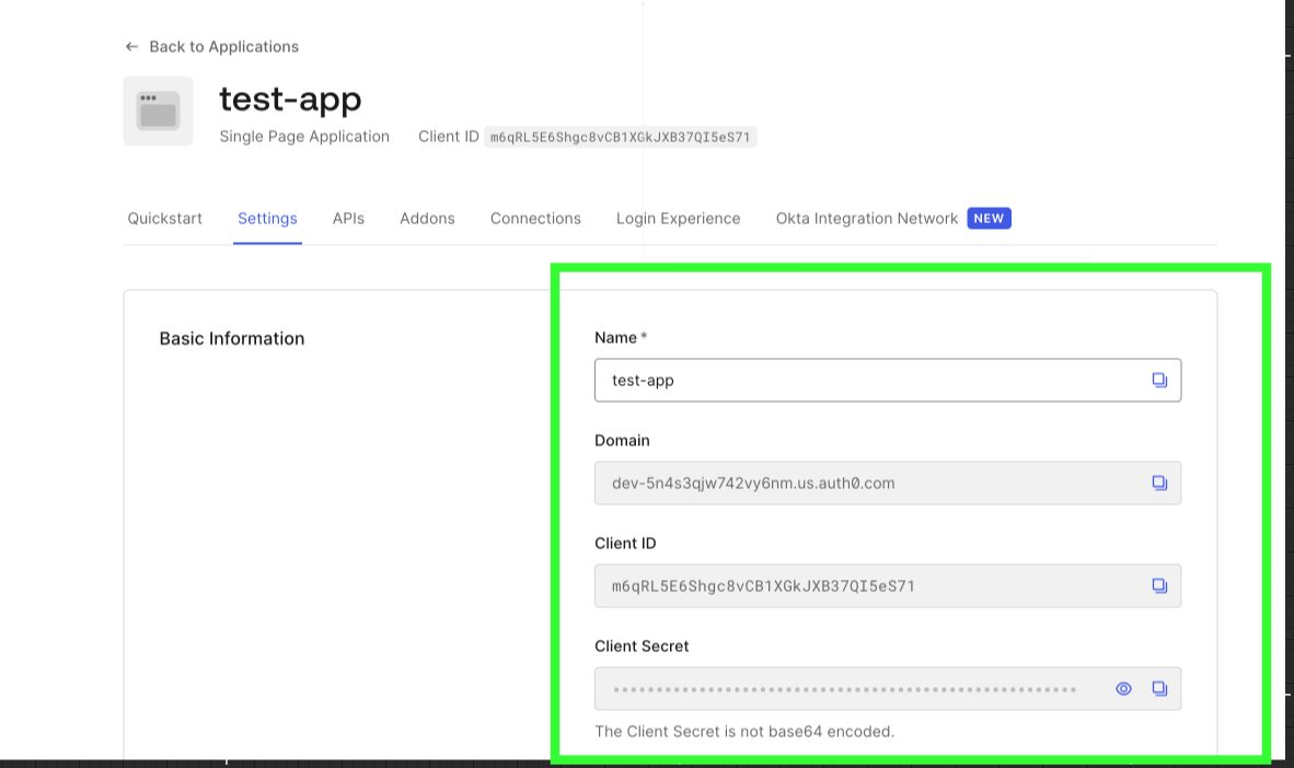 Obtaining credentials to setup Auth0 Obtaining credentials to setup Auth0