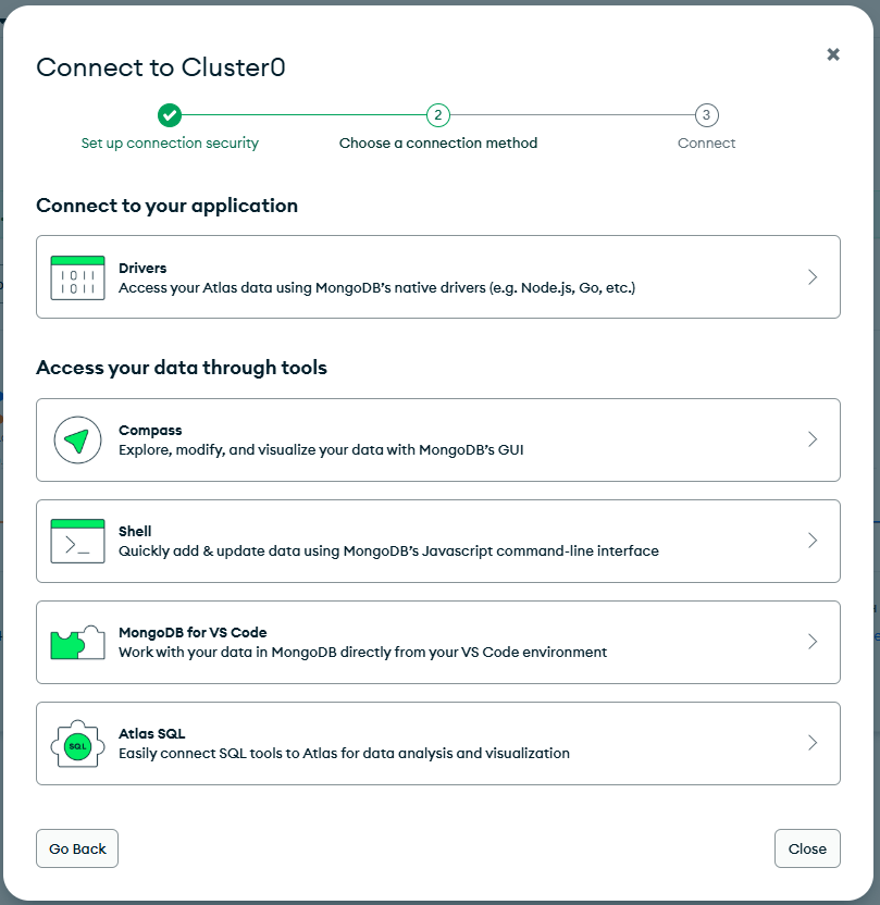 Connect to Cluster