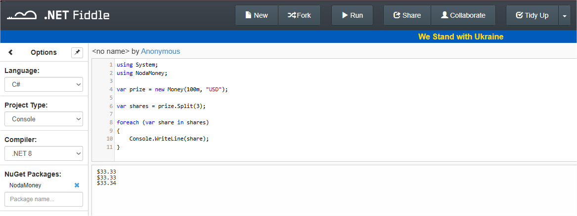 nodamoney split function NodaMoney split function