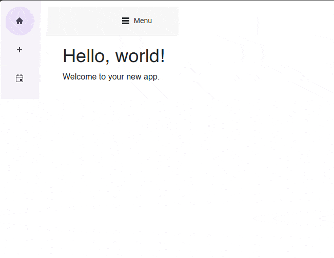 Replacing Blazor's default menu with a TelerikDrawer