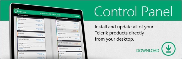 Download Telerik Control Panel