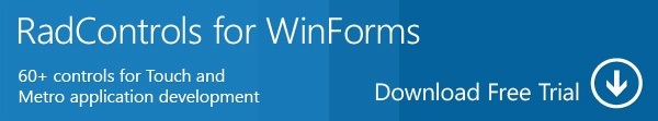 Download RadControls for WinForms by Telerik