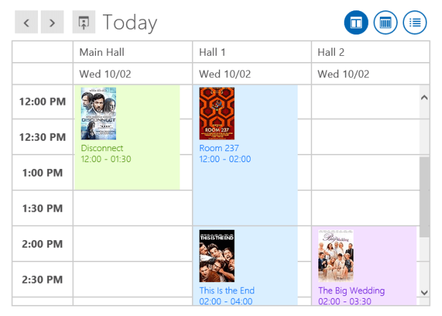 Scheduler for Windows 8 HTML