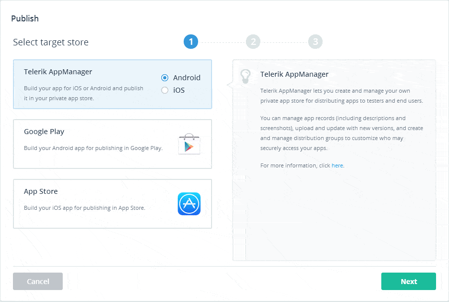 appbuilder publish