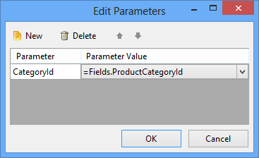 Assigning Report Parameter
