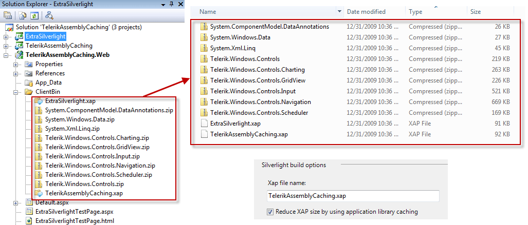 Cached Assembly view