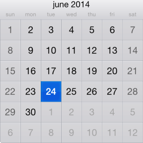 UI for iOS Calendar Style Customizations by Telerik