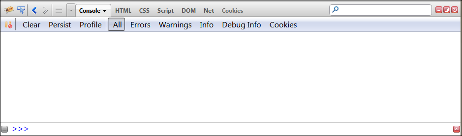 Firefox and Firebug Console