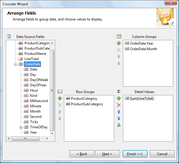 Arrange Fields Image