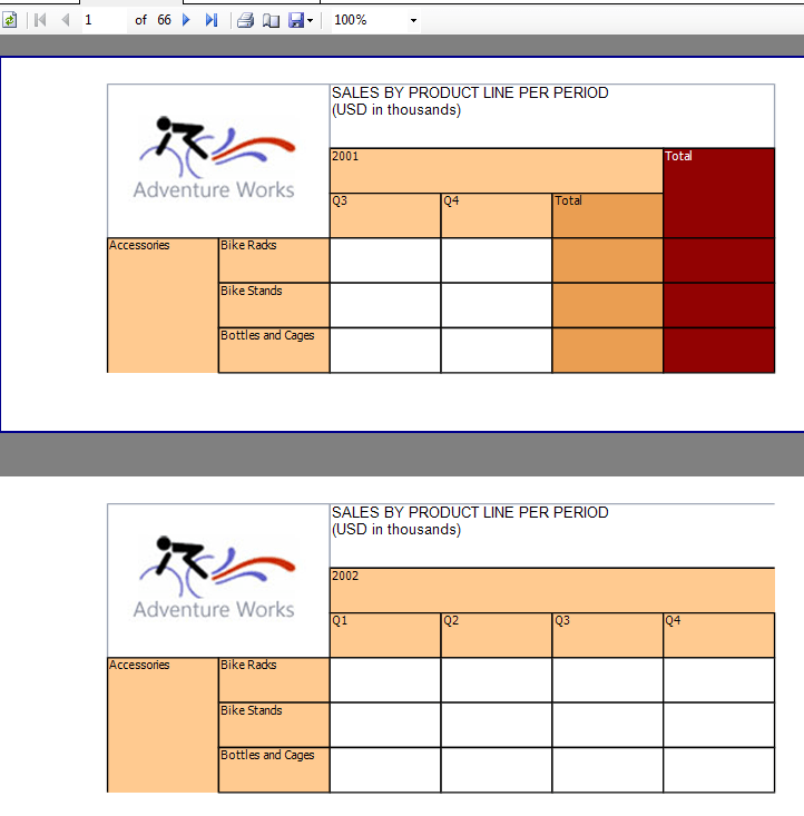 CrossTab Preview Image