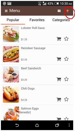 Telerik Sample AppBuilder App -Dineissimo Restaurant