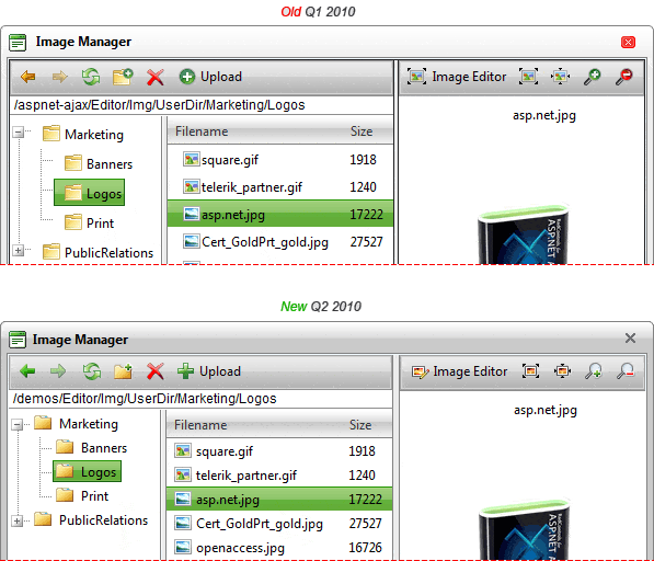 RadFileExplorer RadFileExplorer