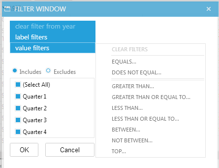 Filter Window