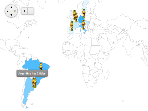 Final Fifa Map With Winners And Styled Markers