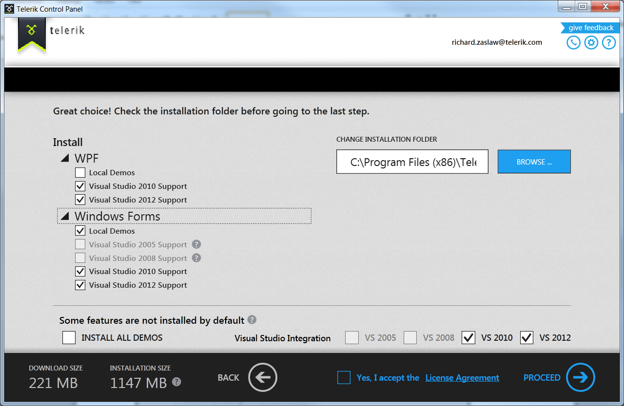 Optional Installation Settings