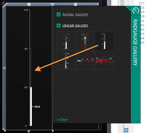 Linear Gauge Image