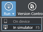 graphite run in simulator