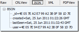BSON in JSONView