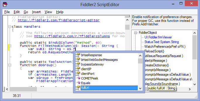 Understanding Fiddlerscript - how to find roblox script context adress without class